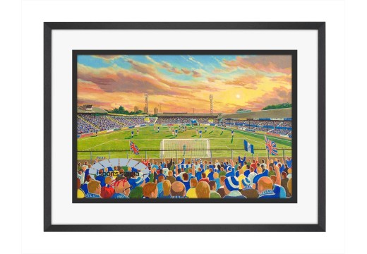 The Den Stadium 'Yesteryear' Fine Art Print - Millwall FC The Den Stadium 'Yesteryear' Fine Art Print - Millwall FC